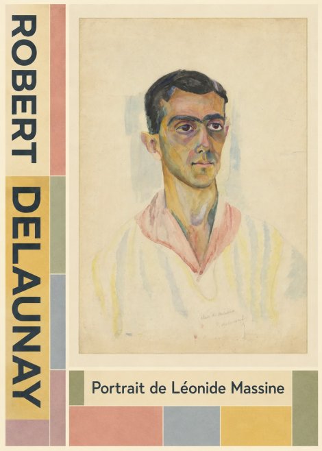 Robert Delaunay Portrait De Léonide Massine No5 - Póster