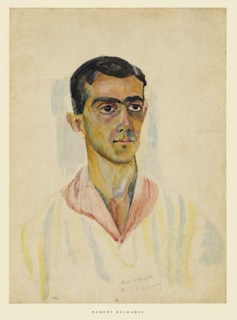 Robert Delaunay Portrait De Léonide Massine No6 - Póster