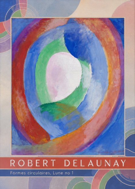 Robert Delaunay Formes Circulaires, Lune No 1 No6 - Póster