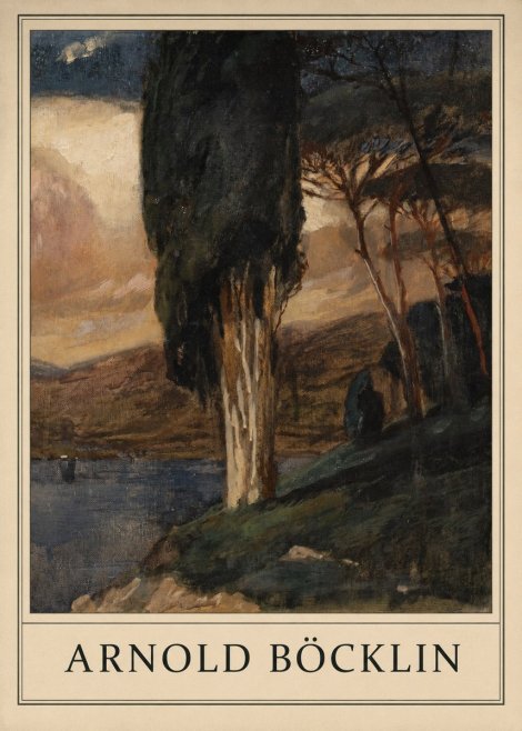 Arnold Böcklin Villa by the Sea II No1 - Póster