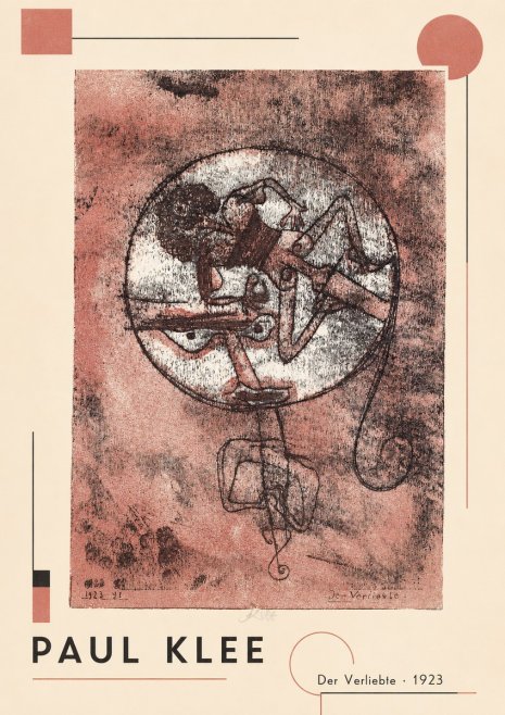 Paul Klee Der Verliebte I No2 - Póster