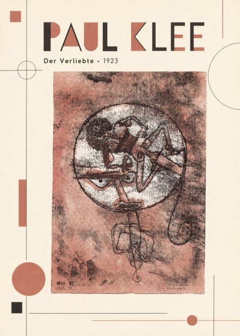 Paul Klee Der Verliebte I No6 - Póster