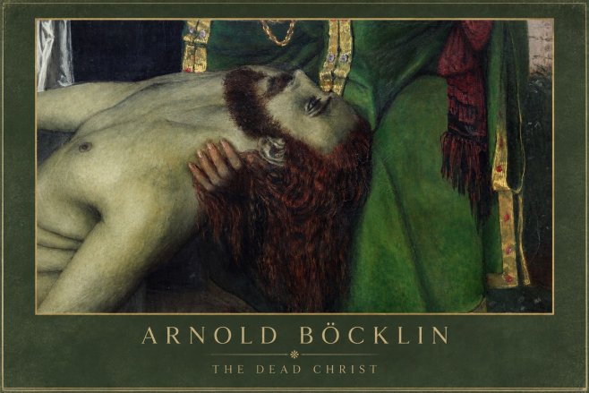 Arnold Böcklin The Dead Christ No1 - Póster