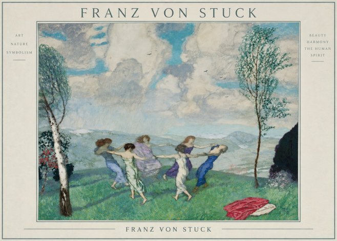 Franz von Stuck Spring Dance No3 - Póster