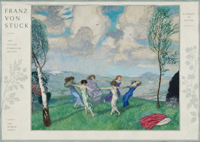 Franz von Stuck Spring Dance No5 - Póster
