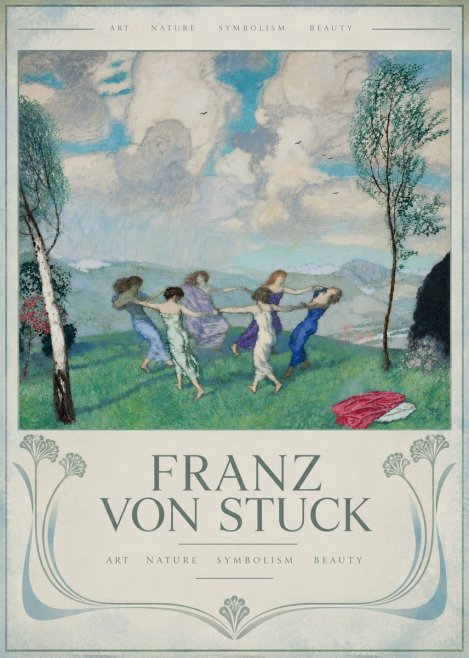 Franz von Stuck Spring Dance No6 - Póster