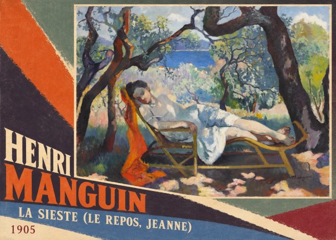 Henri Manguin La Sieste (Le Repos, Jeanne) No5 - Póster