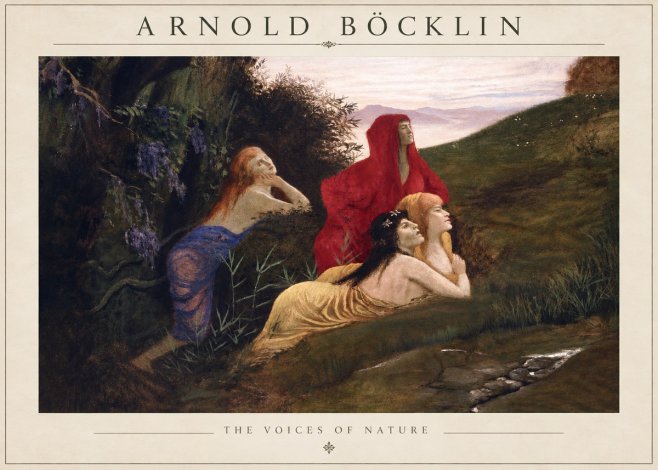 Arnold Böcklin The Voices of Nature No3 - Póster