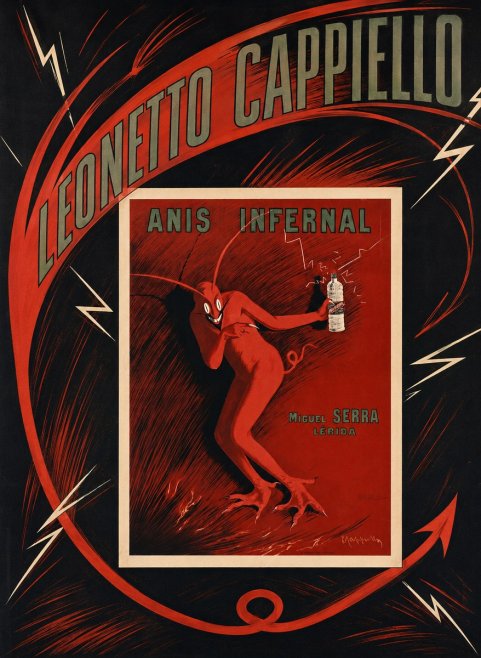Leonetto Cappiello Anis Infernal II No5 - Póster