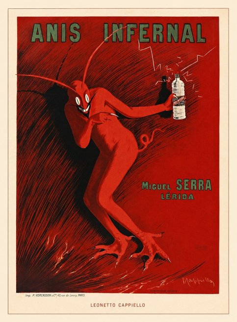 Leonetto Cappiello Anis Infernal II No6 - Póster
