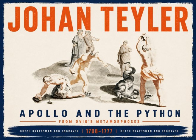 Johan Teyler Apollo and the Python No6 - Póster