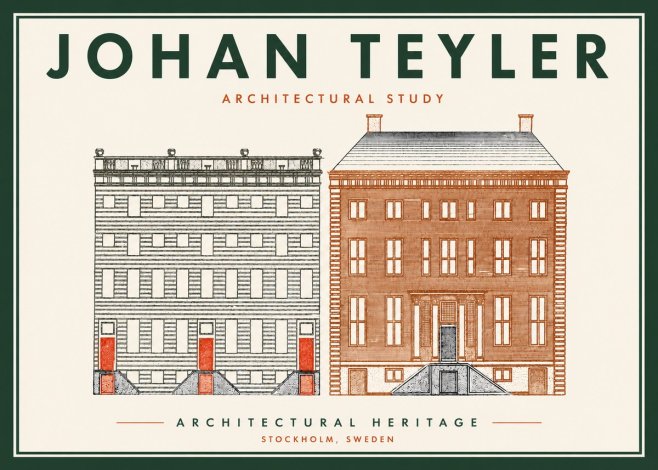 Johan Teyler Two Houses No6 - Póster