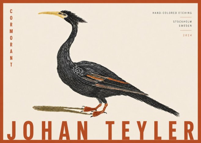 Johan Teyler Cormorant No4 - Póster