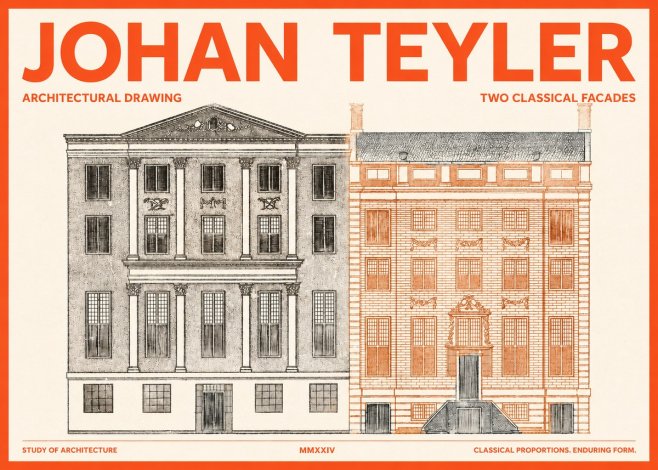 Johan Teyler Architectural Study III No6 - Póster