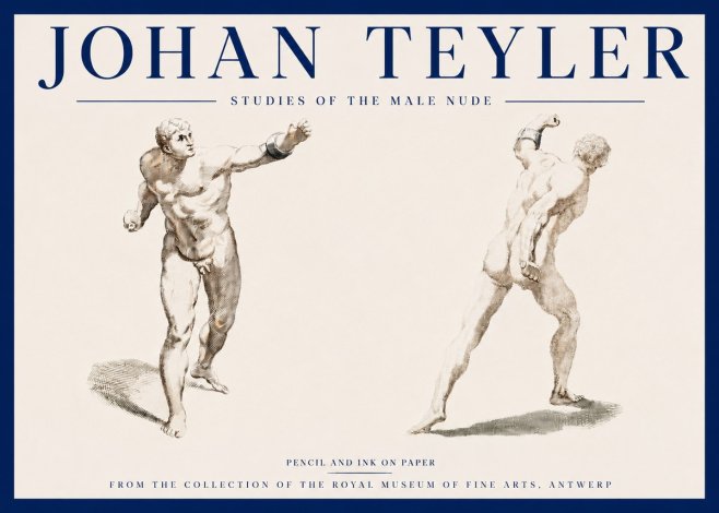 Johan Teyler Studies of the Male Nude No3 - Póster