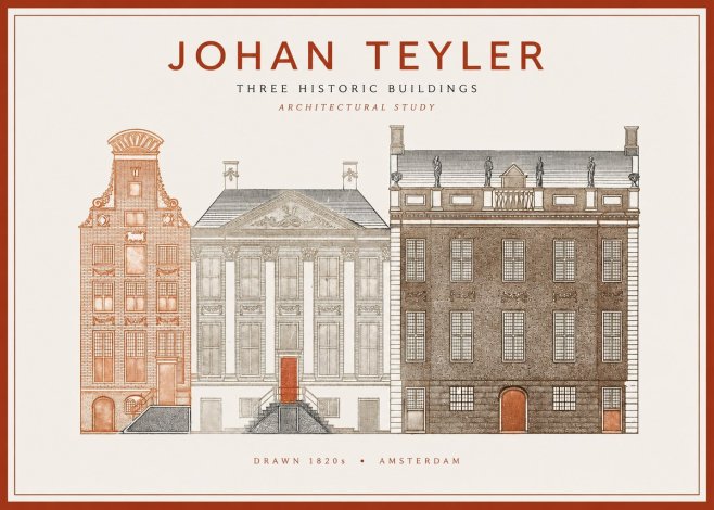 Johan Teyler Three Historic Buildings No1 - Póster