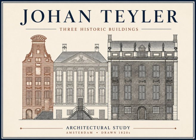 Johan Teyler Three Historic Buildings No6 - Póster