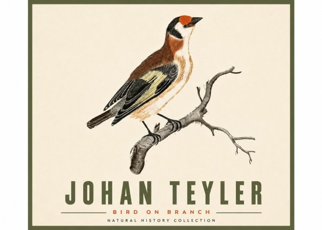 Johan Teyler Song of the Finch No5 - Póster