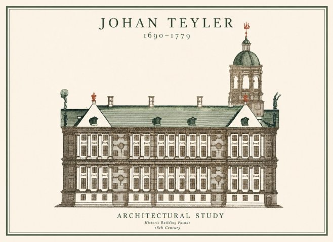 Johan Teyler Architectural Study V No1 - Póster