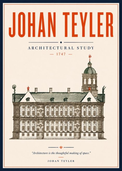 Johan Teyler Architectural Study V No5 - Póster