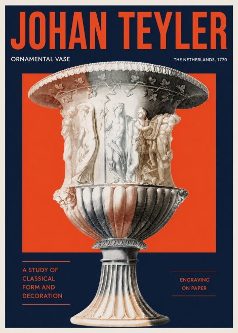 Johan Teyler Ornamental Vase I No2 - Póster