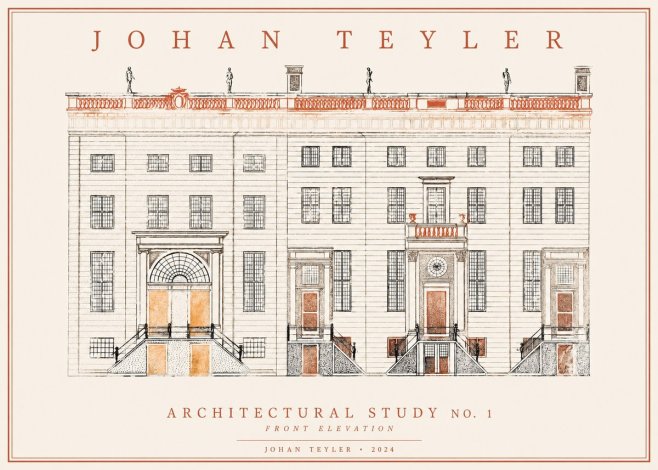 Johan Teyler Architectural Study VI No2 - Póster