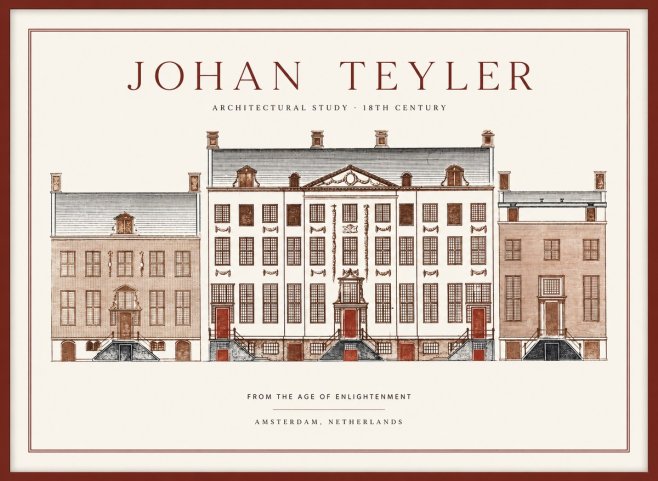 Johan Teyler Architectural Study VII No1 - Póster