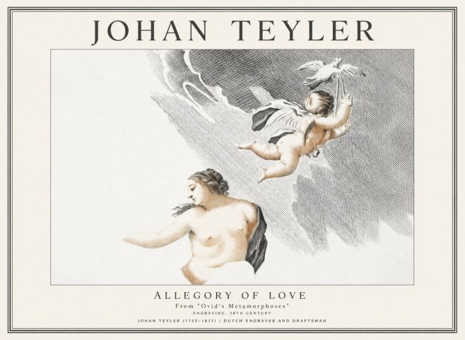 Johan Teyler Allegory of Love No1 - Póster