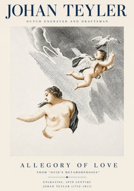 Johan Teyler Allegory of Love No3 - Póster