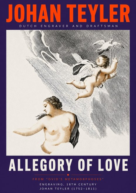 Johan Teyler Allegory of Love No5 - Póster
