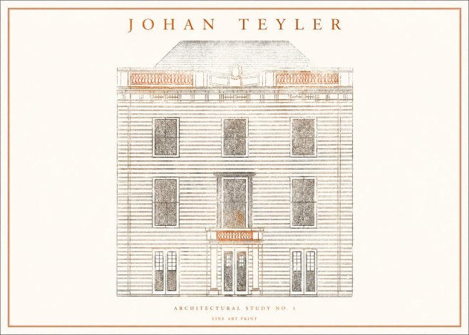 Johan Teyler Architectural Study No. 1 II No1 - Póster