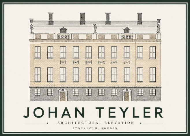 Johan Teyler Architectural Elevation No4 - Póster