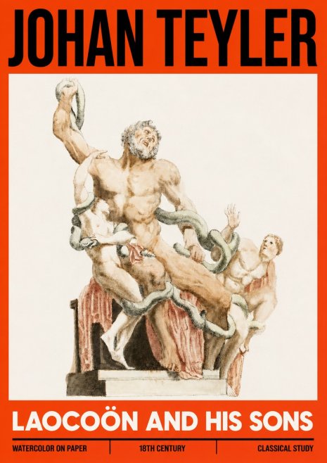 Johan Teyler The Laocoön Group No6 - Póster