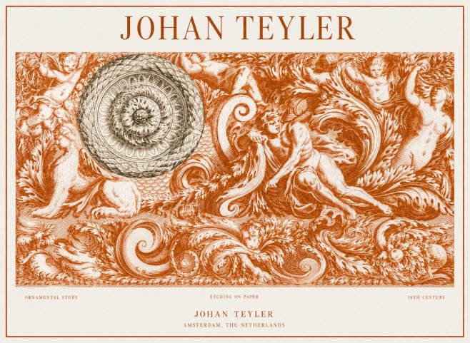 Johan Teyler Ornamental Study No1 - Póster