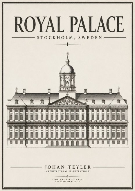 Johan Teyler Royal Palace No2 - Póster