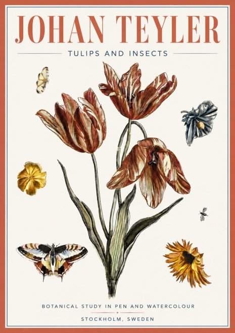 Johan Teyler Tulips and Insects No6 - Póster