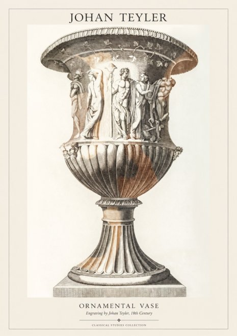 Johan Teyler Ornamental Vase II No1 - Póster