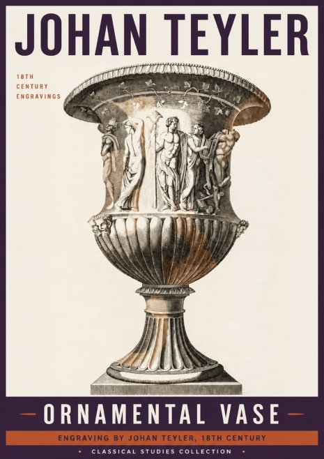 Johan Teyler Ornamental Vase II No6 - Póster