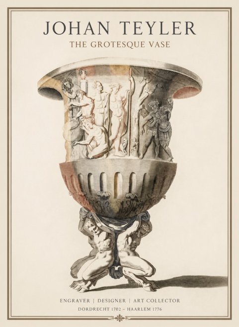 Johan Teyler The Grotesque Vase No1 - Póster