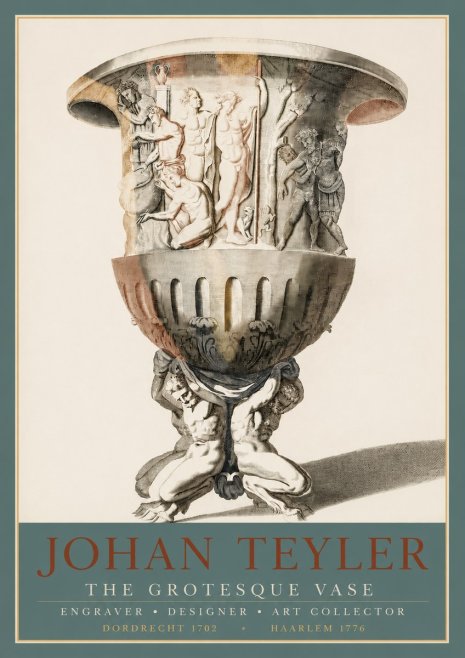 Johan Teyler The Grotesque Vase No3 - Póster
