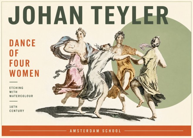 Johan Teyler Dance of Four Women No6 - Póster