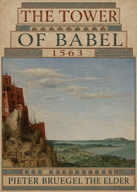 Pieter Bruegel The Tower of Babel X No6 - Póster