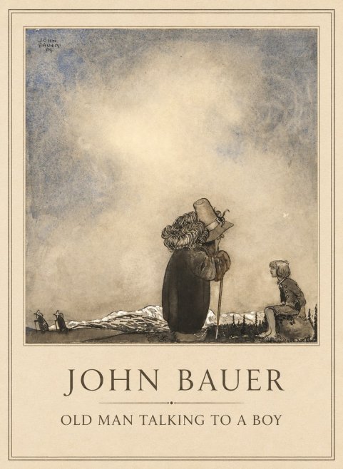 John Bauer Old Man Talking to a Boy No1 - Póster