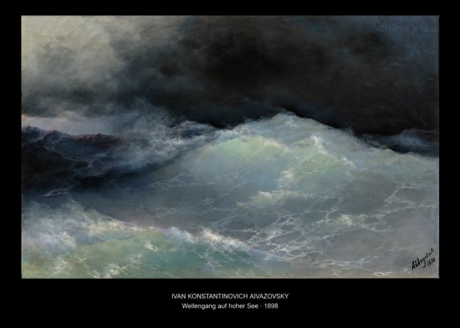 Ivan Konstantinovich Aivazovsky Wellengang Auf Hoher See No5 - Póster