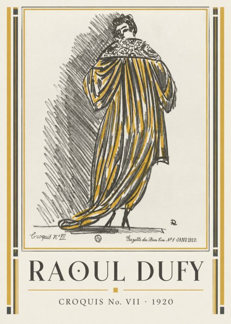 Raoul Dufy Croquis No. Vii No1 - Póster