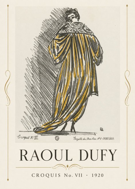 Raoul Dufy Croquis No. Vii No4 - Póster