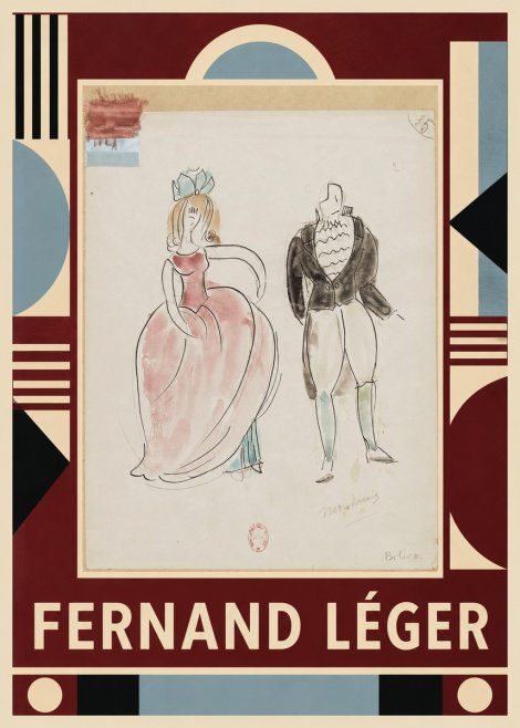 Fernand Léger Bolivar VI No1 - Póster