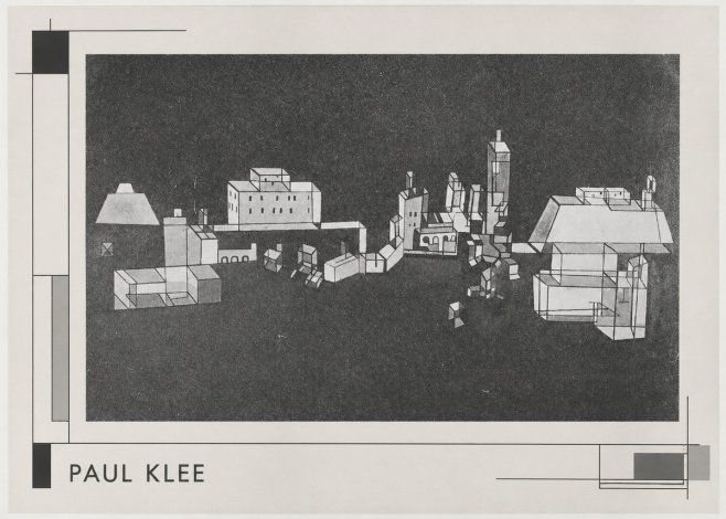 Paul Klee Architectural Forms No3 - Póster
