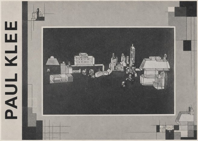 Paul Klee Architectural Forms No4 - Póster