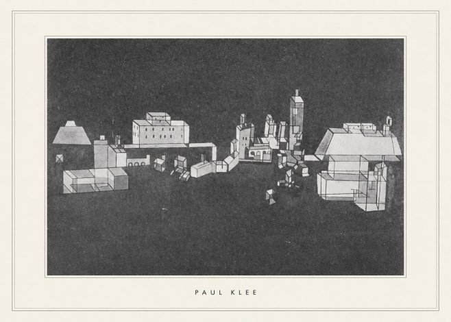 Paul Klee Architectural Forms No5 - Póster